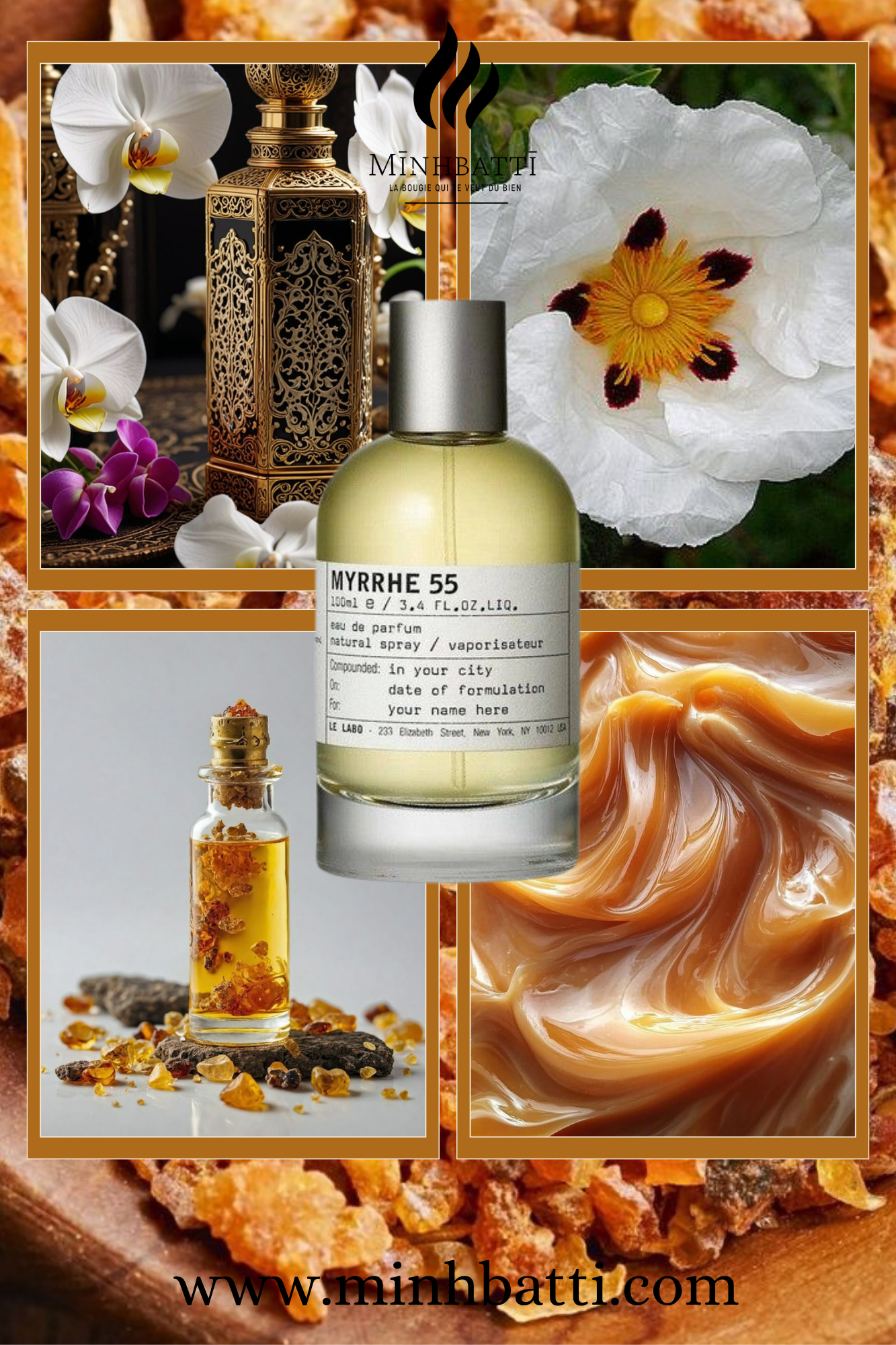 Laboratory Brand Perfume for Women Men Long-lasting Light Fragrance Elegant Woody Floral Notes Cologne Original Arabic Perfumes MINHBATTI