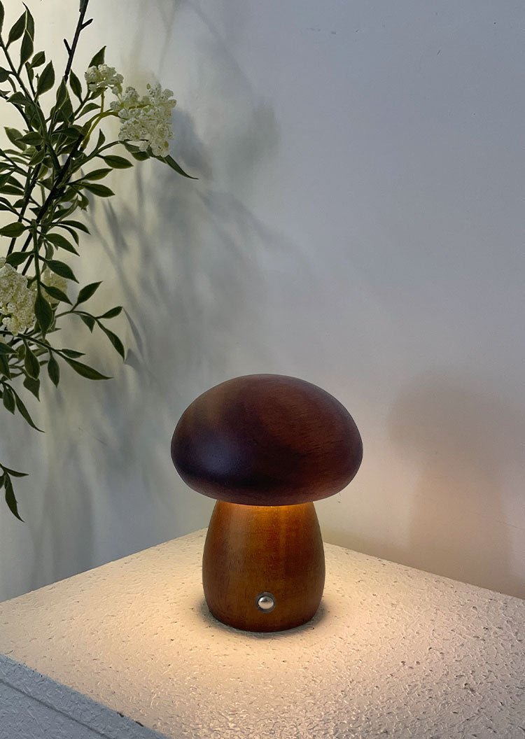 Mushroom lamp, LED charging night light, creative desk lamp, bedroom minimalist touch switch, ambient light, gift eprolo