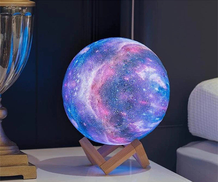 3D Printing Moon Lamp Creative USB Charging MINHBATTI