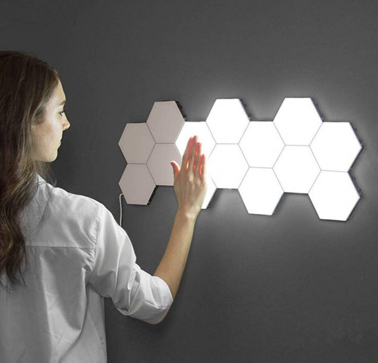 Touch Induction Honeycomb Light Fashion Personality Atmosphere Light Combination Decorative Led Quantum Light eprolo