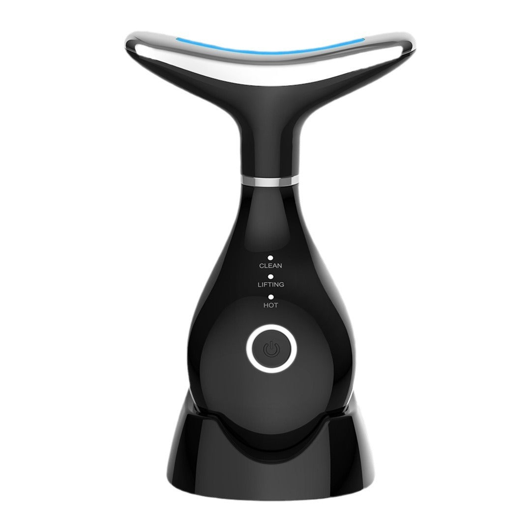 EMS Neck & Face Lifting Machine Skin Tightening Massager 3 Color LED Photon Facial Wrinkle Remover Newest Neck Beauty Device eprolo