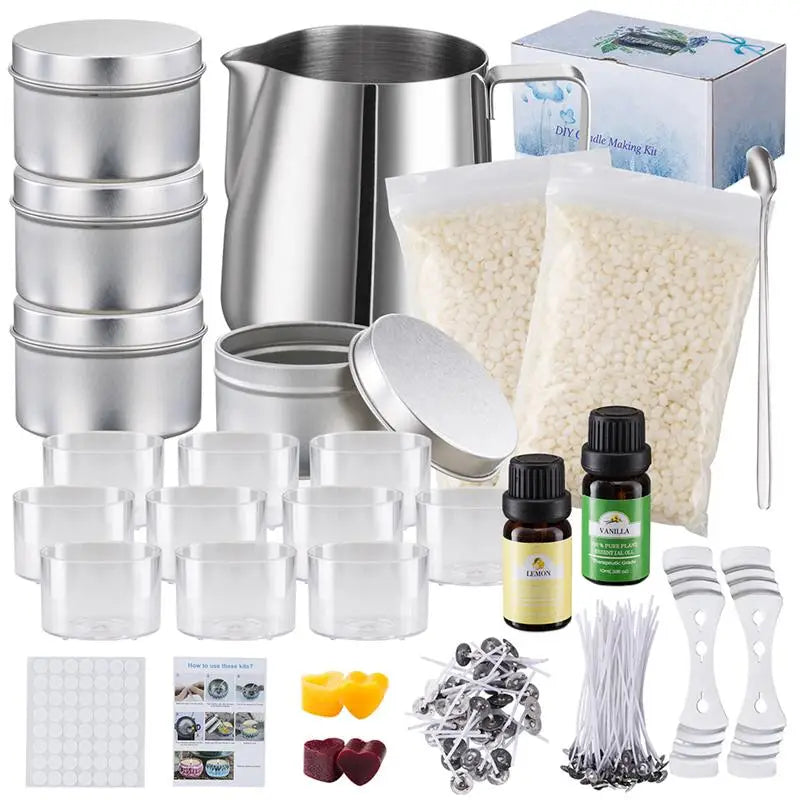 KIT FABRICATION BOUGIE PARFUMEE COMPLET MINHBATTI