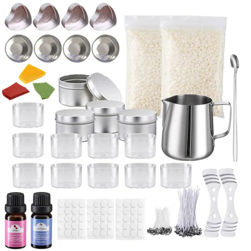 KIT FABRICATION BOUGIE PARFUMEE COMPLET MINHBATTI