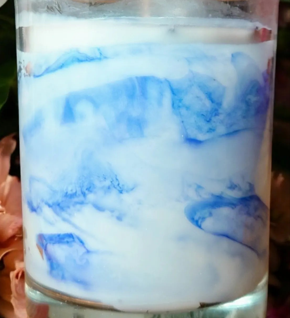 La bougie qui te veut du bien,lapis lazuli/quartz MĪNHBATTĪ