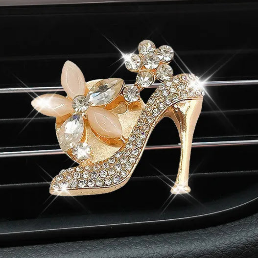 Diffuseur parfum voiture chaussure à Talon doré voiture parfum de voiture, accessoires intérieurs de voiture parfum de voiture MINHBATTI