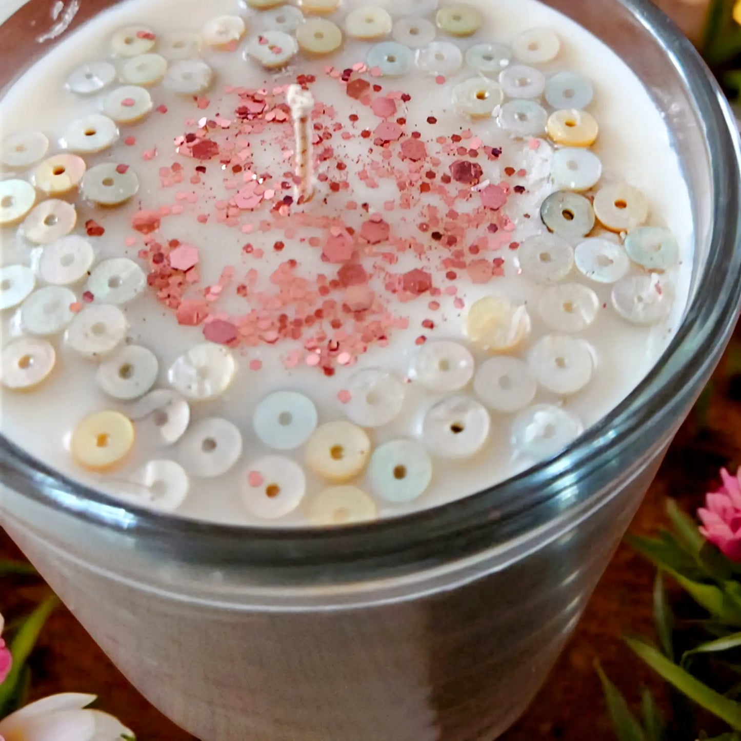 Éclat d'Ambre, bougie parfumée Ambre et Patchouli. MĪNHBATTĪ
