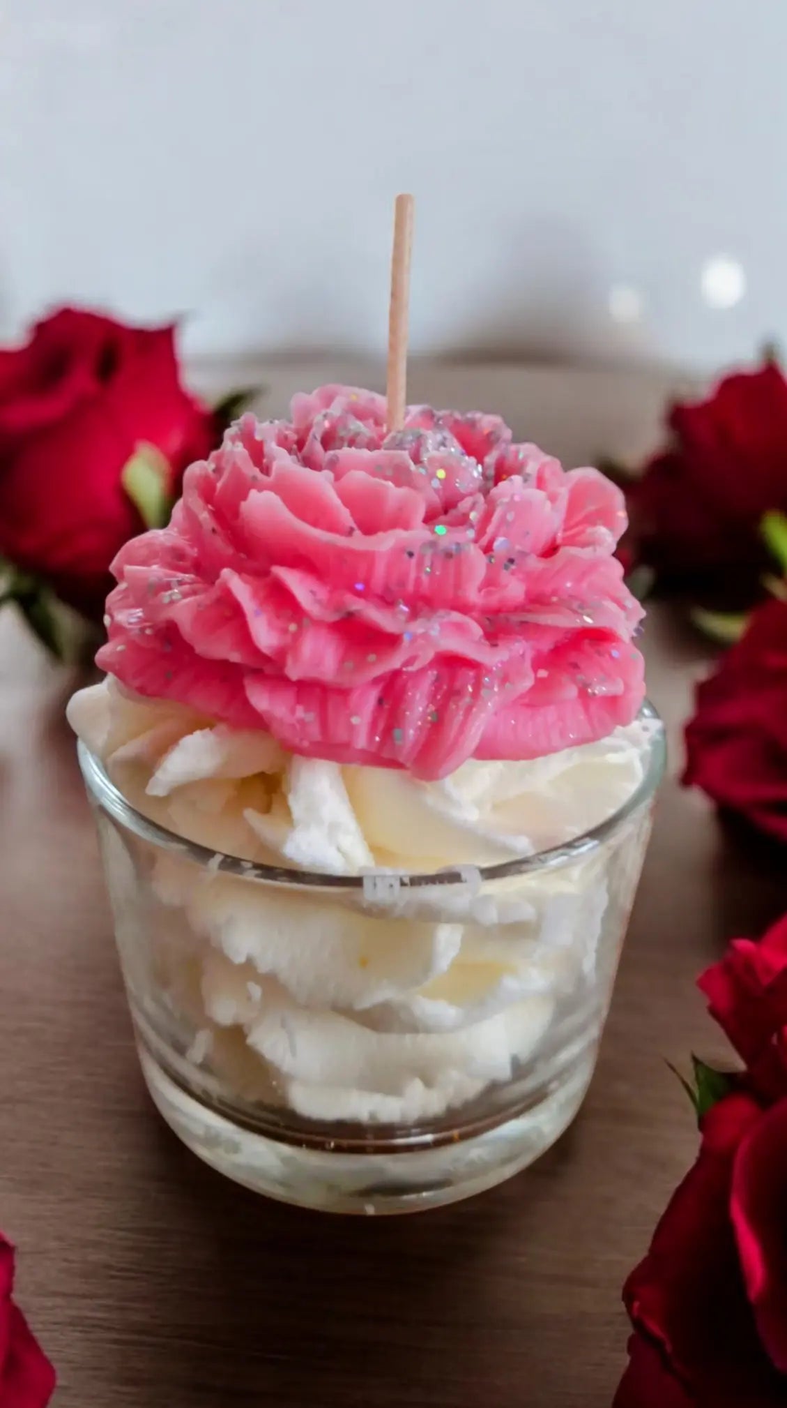 Bougie parfumée "Douceur florale"Monoi vanillé MĪNHBATTĪ