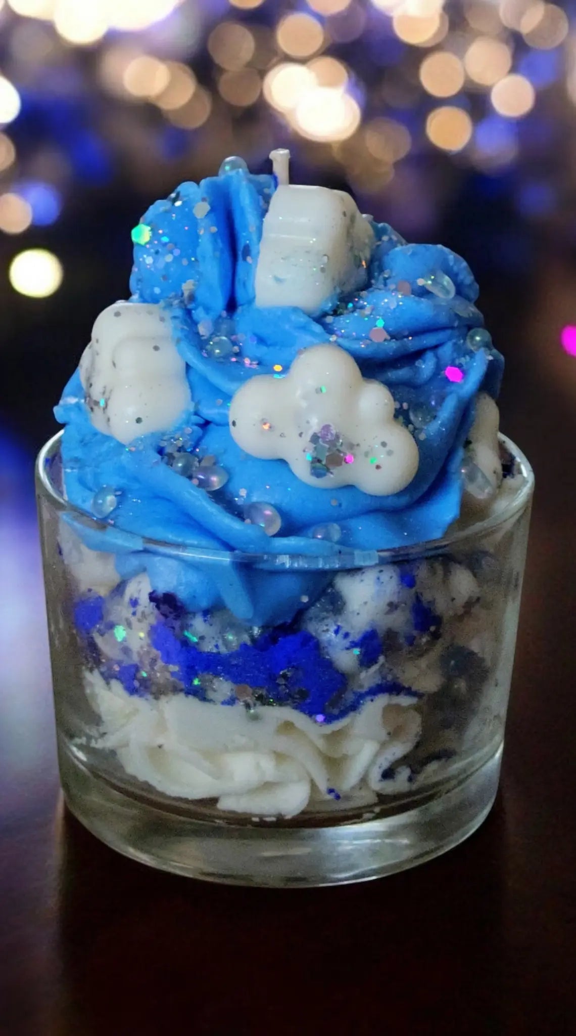 Bougie parfumée "Nuages poudrés"Monoi vanillé MĪNHBATTĪ