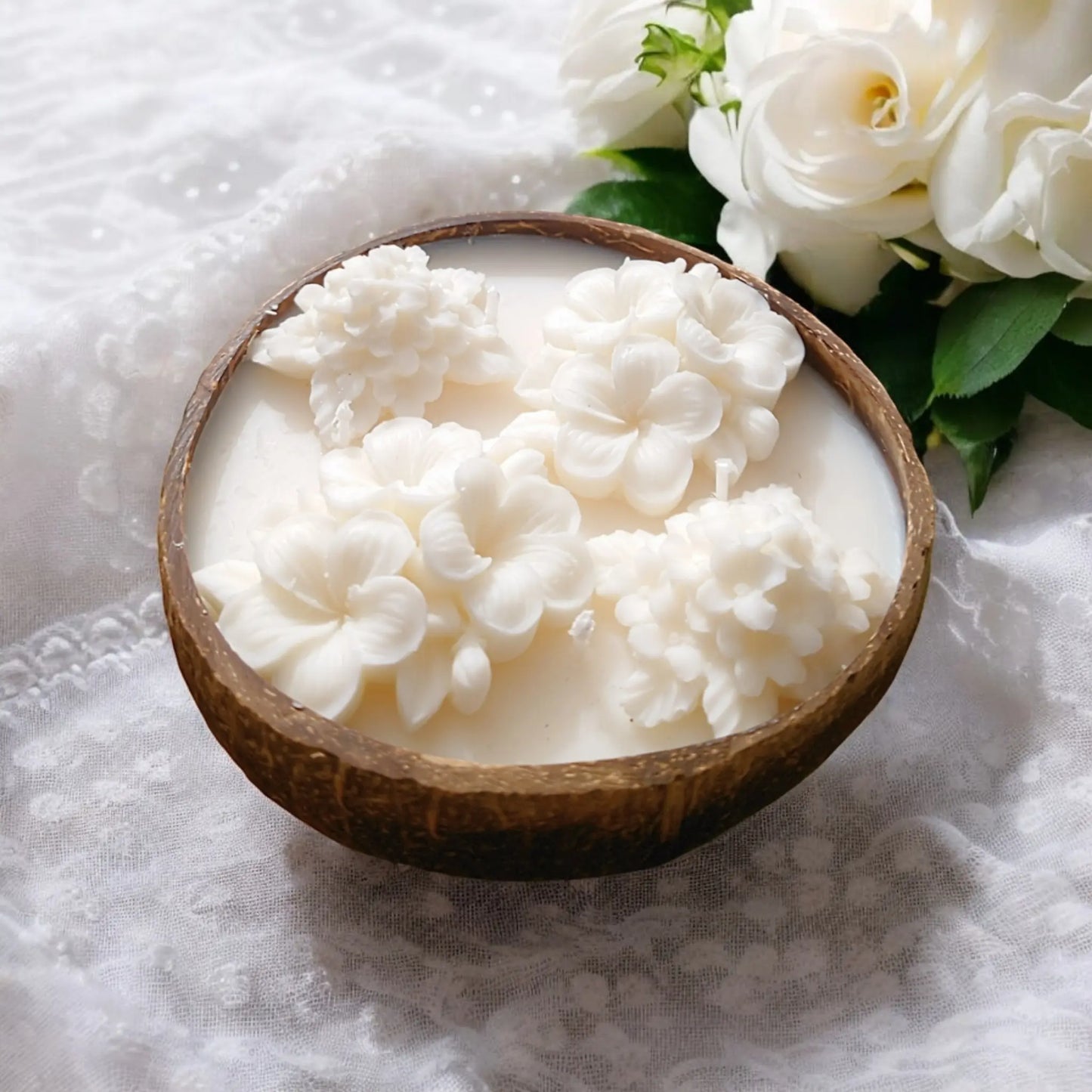 Bougie parfumée "jardin parfumé" MĪNHBATTĪ