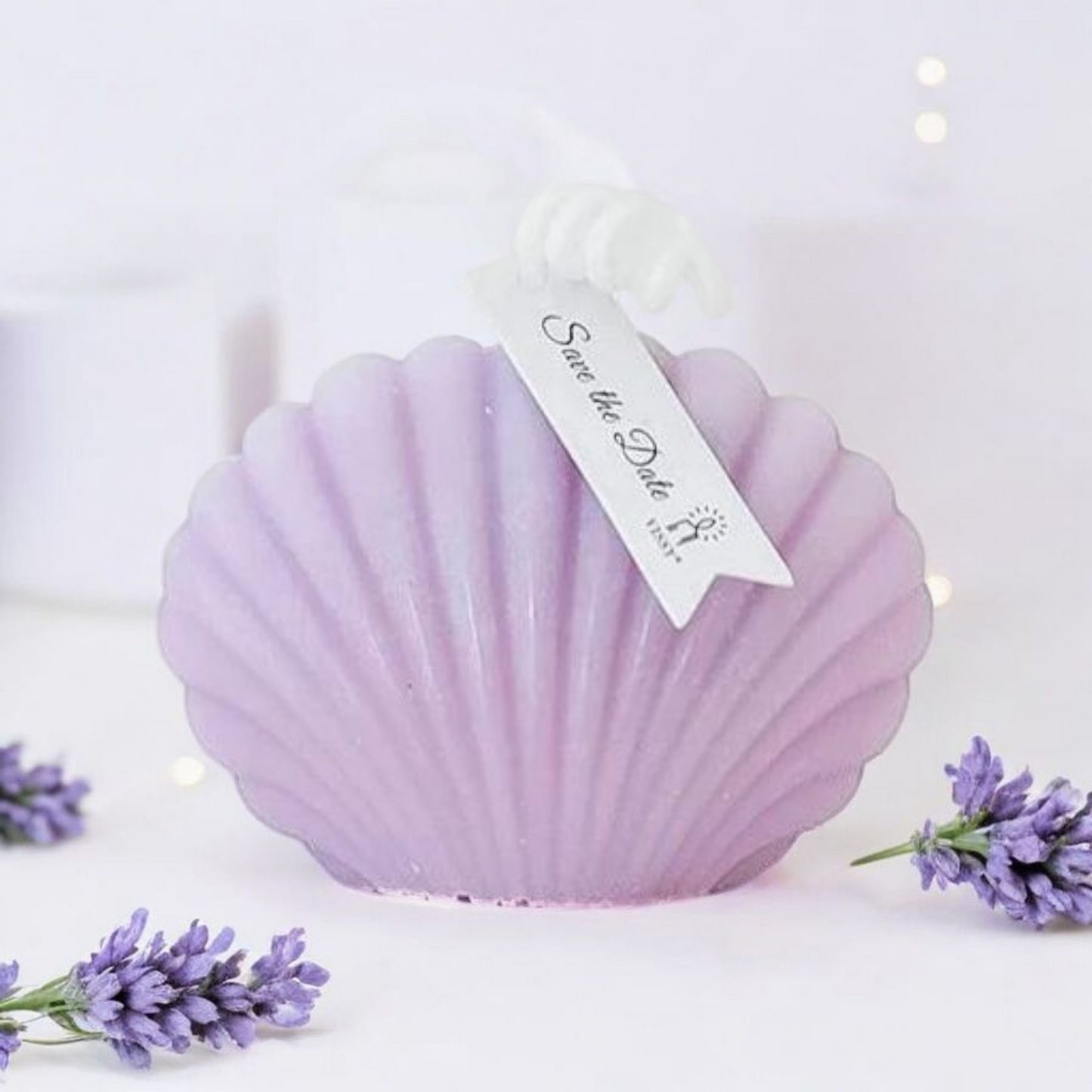 Bougie Coquillage parfumée naturelle MINHBATTI
