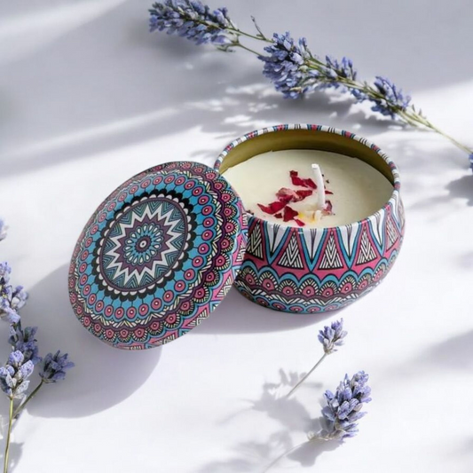 Bougie d'aromathérapie à la lavande MINHBATTI