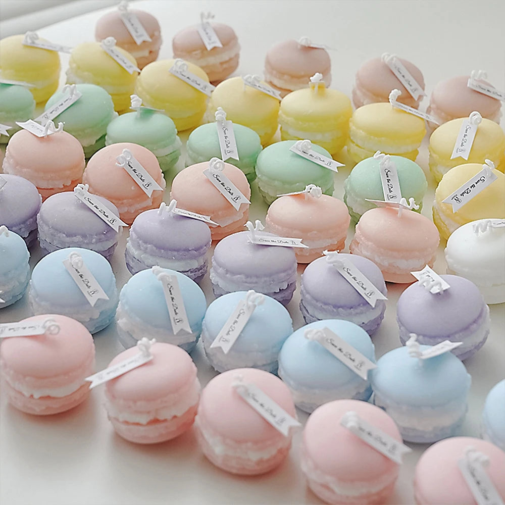 Bougie Parfumée Artisanale Macaron au Freesia MINHBATTI