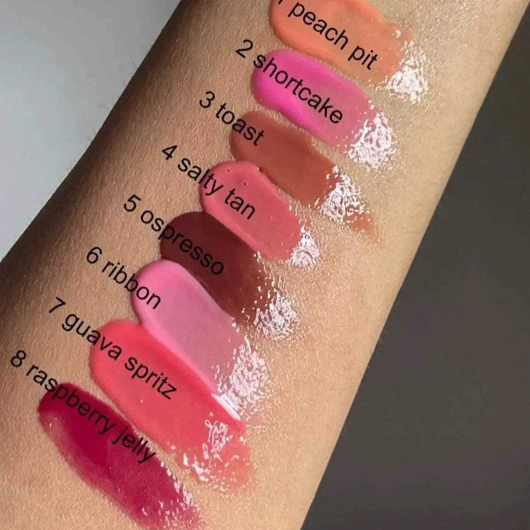 Summer Limited Hot Brand Cosmetics 21-Colors Lip Glaze New Lemontini Skincare Products Hydrating Glow Face Cream Glazing Milk MINHBATTI