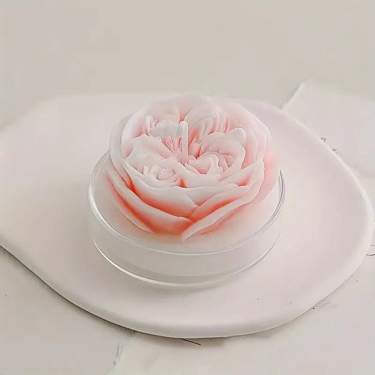 Bougie naturelle parfumée d'aromathérapie artisanale fleur Rose Berlin Girl MINHBATTI