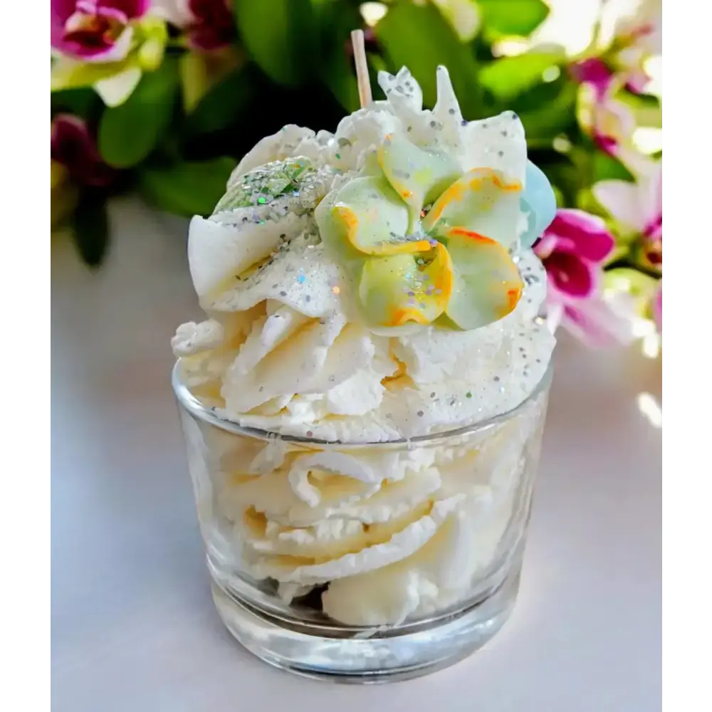 Bougie Orchidée en Verre - Colissimo
