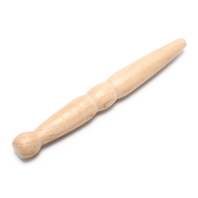 Wooden Foot Manual Acupuncture Pen Hands And Feet Massage Stick Three-piece Set MINHBATTI