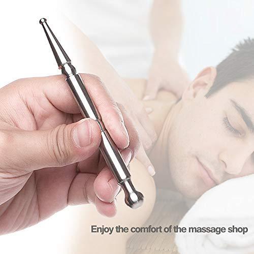 Body Face Manual Acupuncture Pen Dredge Meridian Stainless Steel Tool MINHBATTI
