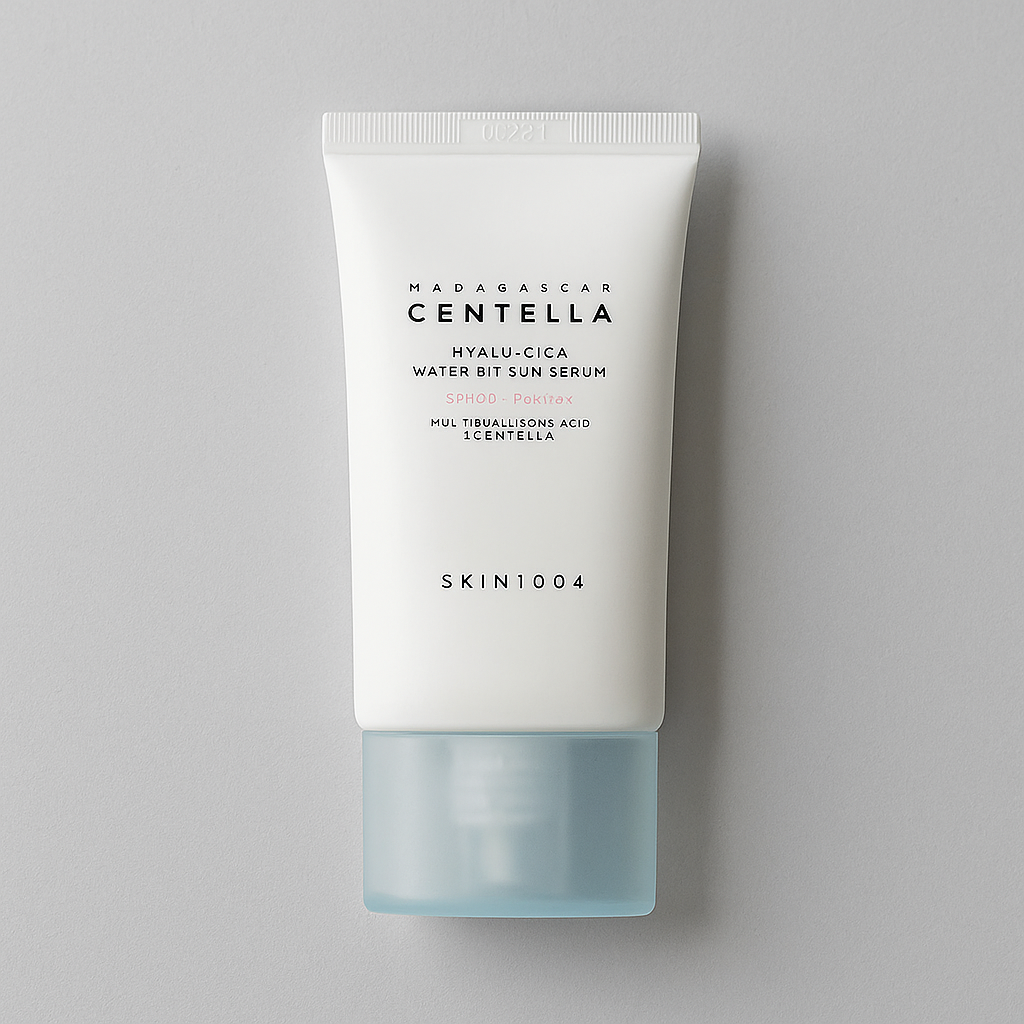 SKIN1004 Centella Hyalu-Cica Moisture Cream & Sun Serum SPF50 – Hydratation 100 h & Protection Invisible MINHBATTI