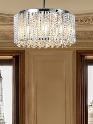 Lustre Cristal Moderne – Élégance & Lumière Luxueuse pour Votre Intérieur