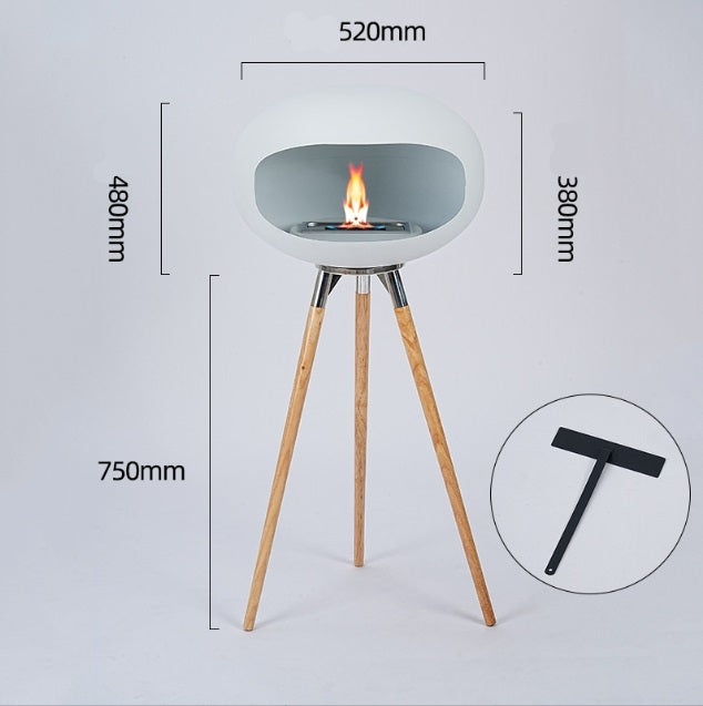 Cheminée au Bioéthanol Design – Élégance, Chaleur et Ambiance Lumineuse Naturelle