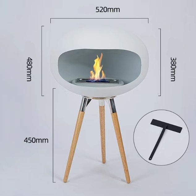 Cheminée au Bioéthanol Design – Élégance, Chaleur et Ambiance Lumineuse Naturelle