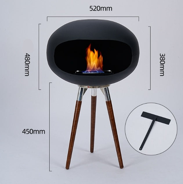 Cheminée au Bioéthanol Design – Élégance, Chaleur et Ambiance Lumineuse Naturelle