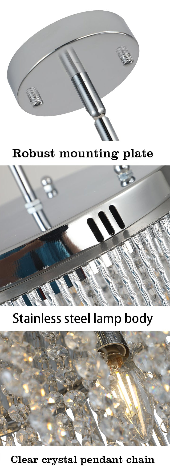 Lustre Cristal Moderne – Élégance & Lumière Luxueuse pour Votre Intérieur