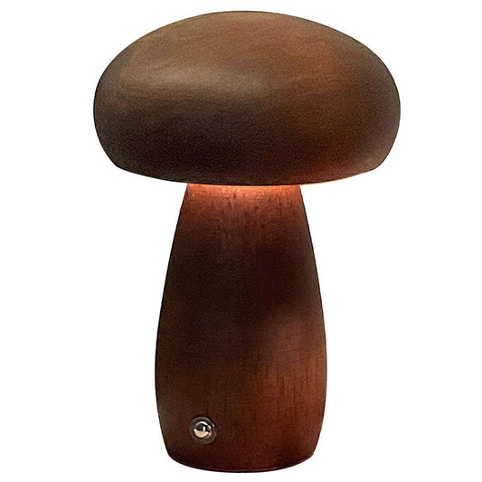 Mushroom lamp, LED charging night light, creative desk lamp, bedroom minimalist touch switch, ambient light, gift eprolo