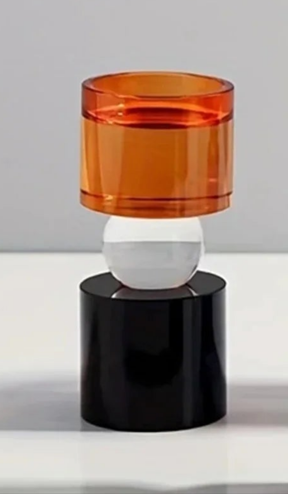 Chandelier en verre coloré, créatif et simple, forme géométrique M MINHBATTI