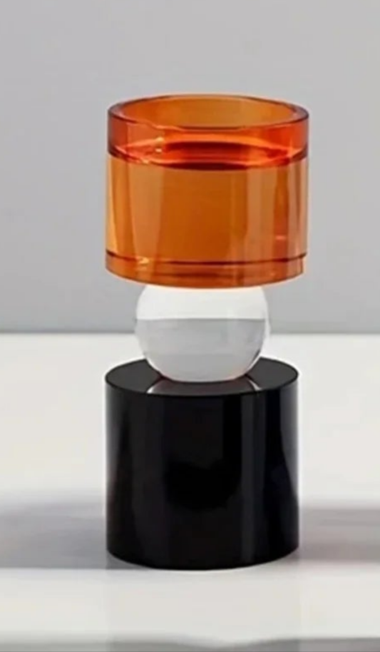 Chandelier en verre coloré, créatif et simple, forme géométrique M MINHBATTI