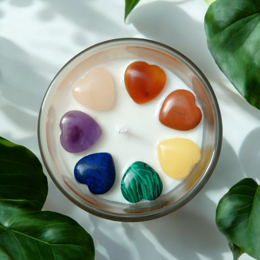 La bougie qui te veut du bien chakras cœurs de gemmes