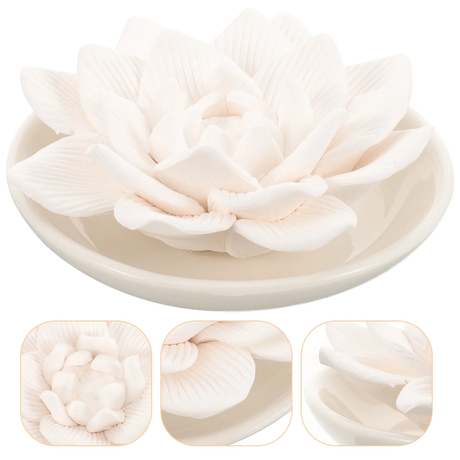 Passive Diffuser Essential Oil Diffuser Flower Shape Perfume Diffuser Stone MINHBATTI