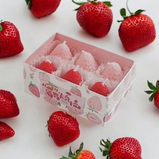 Bougie parfumée Coffret gourmand Fraise MINHBATTI