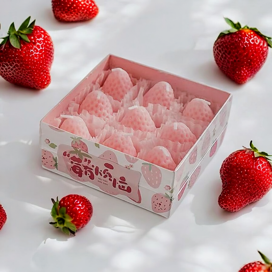 Bougie parfumée Coffret gourmand Fraise MINHBATTI