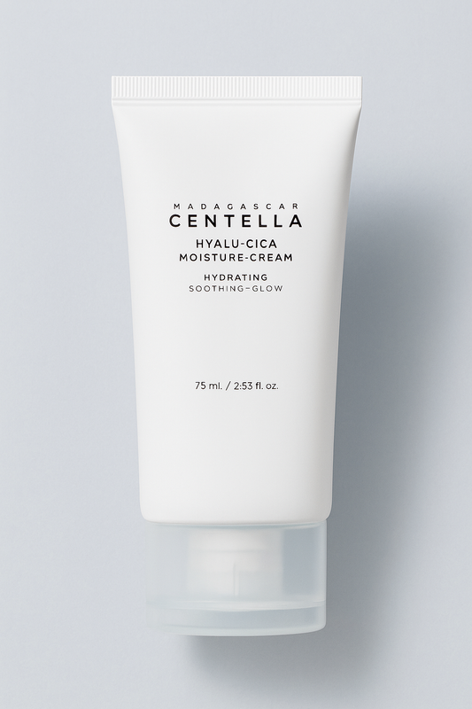 SKIN1004 Centella Hyalu-Cica Moisture Cream & Sun Serum SPF50 – Hydratation 100 h & Protection Invisible MINHBATTI
